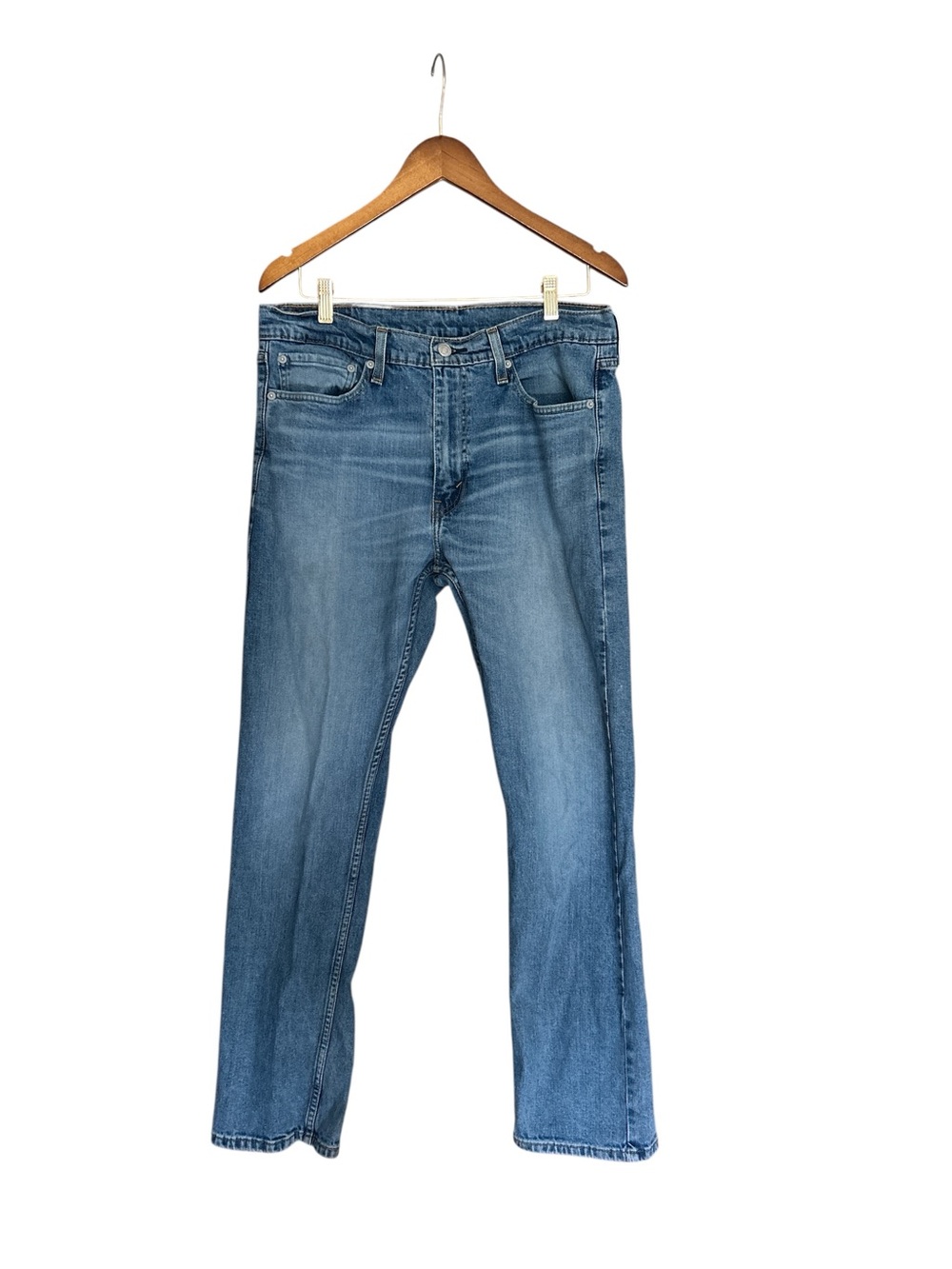 Classic 513 Slim Straight Blue Denim Jeans